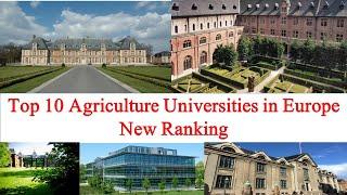 Top 10 Agriculture Universities in Europe New Ranking 2021 | Entire Education