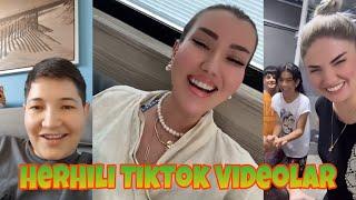 Hallysh, Jeren, Sahra HerHili Tiktok videolary. Turkmen tiktok 2024.