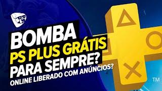 PSN PLUS GRÁTIS Com Anúncios! ONLINE e Sem JOGOS GRÁTIS! MELHOR DO QUE ESTÁ AGORA?