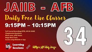 AFB Free Live Class - 34 Module D | Accounting and Finance for Bankers Free Live Sessions