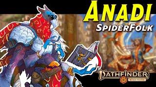 Playable Spider race The Anadi  Mwangi Expanse Pathfinder 2nd #dnd #art #pathfinder