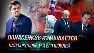 Понасенков измывается над соколовым и его шоблой: первые заседания суда