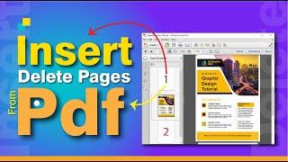 how to add and remove pages in pdf file | add and delete pages in pdf | pdf setting 2024