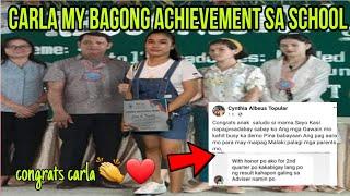 CARLA my bagong achievement sa school @KalingapRabOfficial