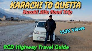 Karachi To Quetta on Suzuki Alto 660cc | Time 12 Hours?? @thekarachiiet  #roadtrip2024