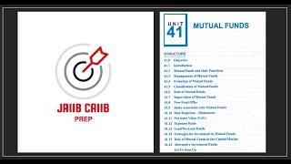 JAIIB IE&IFS May 2025: Mutual Fund | IE&IFS Module D Unit 41 MCQs | JAIIB MAY 2025