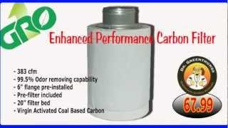 Gro1 Enhanced Performance 6 x 20 Carbon Filter $67.99 at Dr. Greenthumbs Hydroponics