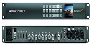 Blackmagic Design | ATEM Production Studio 4K | 8 Video Input, 6 Video Output, 240VAC Input Voltage