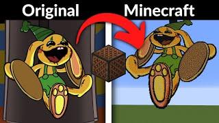 FNF Vs Bunzo Bunny | Original Vs Minecraft Note Block | Musical Memory | Poppy Playtime 2