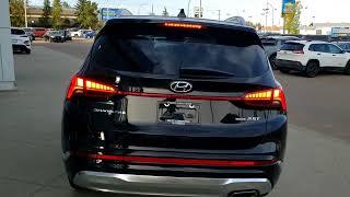 2023 Hyundai Santa Fe Calligraphy black with beige interior