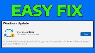 How To Fix Windows Update "Error Encountered" or "Update Failed"