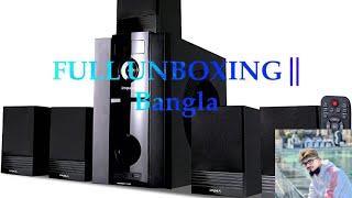 IMPEX 5.1Ch Multimedia Speaker System HT 5107 Black Full Unboxing || Bangla Review