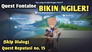 Quest Biking Ngiler! - Selidiki Di Sekitarmu | Quest Fontaine Guide Genshin 4.0