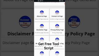 Tool Website in Blogger /Get Free Tool Script 2024 #blogger