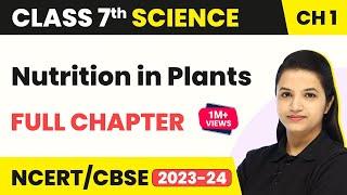 Class 7 Science Chapter 1 | Nutrition in Plants Full Chapter Explanation & NCERT Solutions