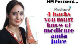 Skin & hair  hacks with modicare amla  juice