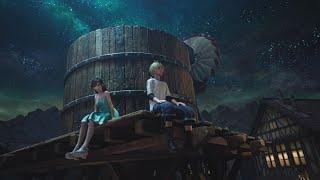 Final Fantasy VII: Remake - Cloud y Tifa de niños (escena)