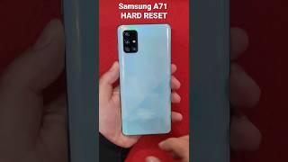 SAMSUNG GALAXY A71 HARD RESET , DELETE PIN , REMOVE PATTERN