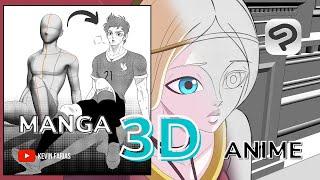 Como usar los MATERIALES 3D en CLIP STUDIO PAINT | Kevin Farias