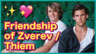 Friendship of Dominic Thiem and Alexander Zverev 