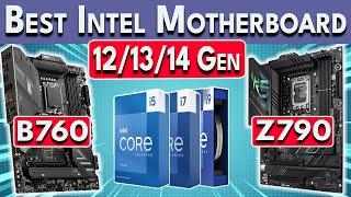 Best Intel Motherboard for 14th / 13th / 12th Gen CPUs (14600K, 13600K, 12400 & More)