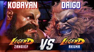 SF6 ▰ KOBAYAN (Zangief) vs DAIGO (Akuma) ▰ High Level Gameplay