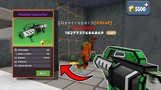 Using The RARE POWERFUL GUN to Kill Wanteds and Felony in Jailbreak - Blockmango