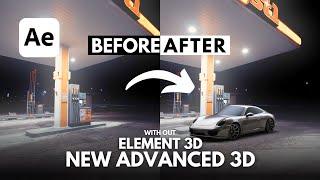 After Effects New Advanced 3D Feature is CRAZY | After Effects Tutorial | Better than Element 3D???