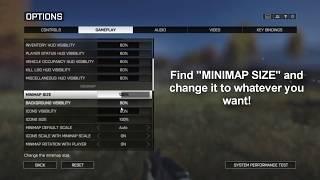 How to change your minimap size in BF4 (Battlefield 4)