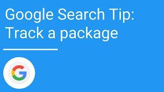 Google Search tip: Track a package