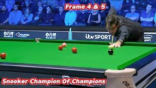 Snooker Champion Of Champions Ronnie O’Sullivan VS Shaun Murphy ( Frame 4 & 5 )