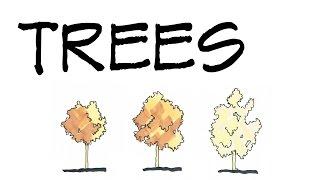 Simple Trees 2  - Architecture Daily Sketches