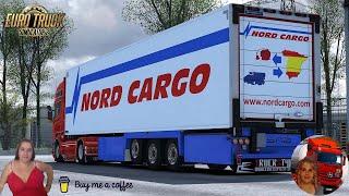 Euro Truck Simulator 2 (1.53) Lamberet Trailer Mod Full Tuning [1.53] + DLC's & Mods