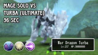 (36 sec) Untouch Mage vs War Dragon Turba Ultimate | Toram Online