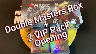 Double Masters Booster Box Opening + 2XM VIP Packs - Sweet Box Toppers and Dumpster Fire VIP Packs