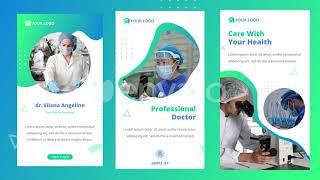 Medical Instagram Story | AE Project File | Free Download | Easy to Use | After Effects Templates