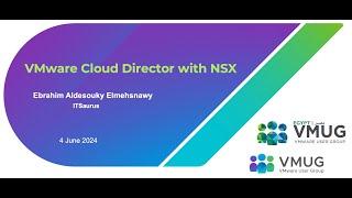 Egypt VMUG vCloud Director with NSX