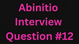 Abinitio Interview Question #12 | Calculate Min Max values of the dataset