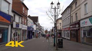 Aldershot Walk: Town Centre【4K】