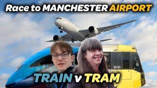 Racing to Manchester Airport, Train vs Tram. Ft @NickBadley