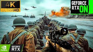 D-DAY | REALISTIC ULTRA GRAPHICS GAMEPLAY COD WW2 4K60FPS