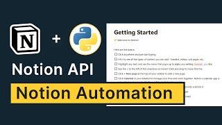 Automate Your Notion Workflow With Notion API And Python | Full Tutorial