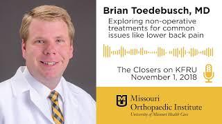 Non-Operative Treatments for Common Issues (Brian Toedebusch, MD)