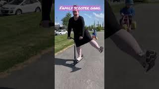 Family Scooter Gang ‍‍‍ #shorts #family #scooter #familyadventure