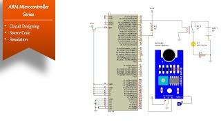 Sound Sensor interfacing with LPC2138 | Simulation | Digital IO controller