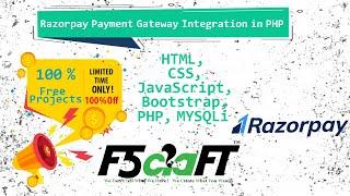 Razorpay Payment Gateway Integration in PHP | Tamil | F5Craft - Web Development Company