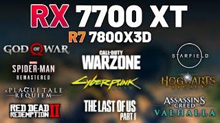 RX 7700 XT + RYZEN 7 7800X3D - Test in 10 Games