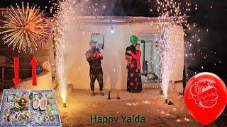 Happy moments without second wife: Yalda night with family