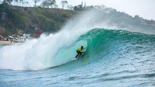 Epic Waves at Rip Curl Cup Padang Padang Trials 2024 | POV Surfing Action!