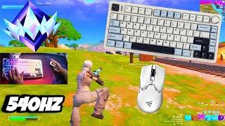 Aula F75 ASMR Unreal Ranked  Satisfying Keyboard Fortnite 540 FPS Smooth 4K